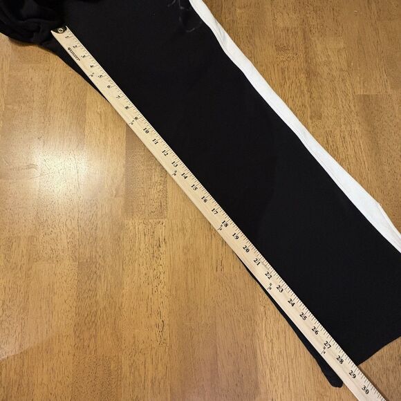 CALVIN KLEIN Performance Womens L‎ Knit Pants Black Stripe Comfort  Gym Workout - Picture 10 of 12